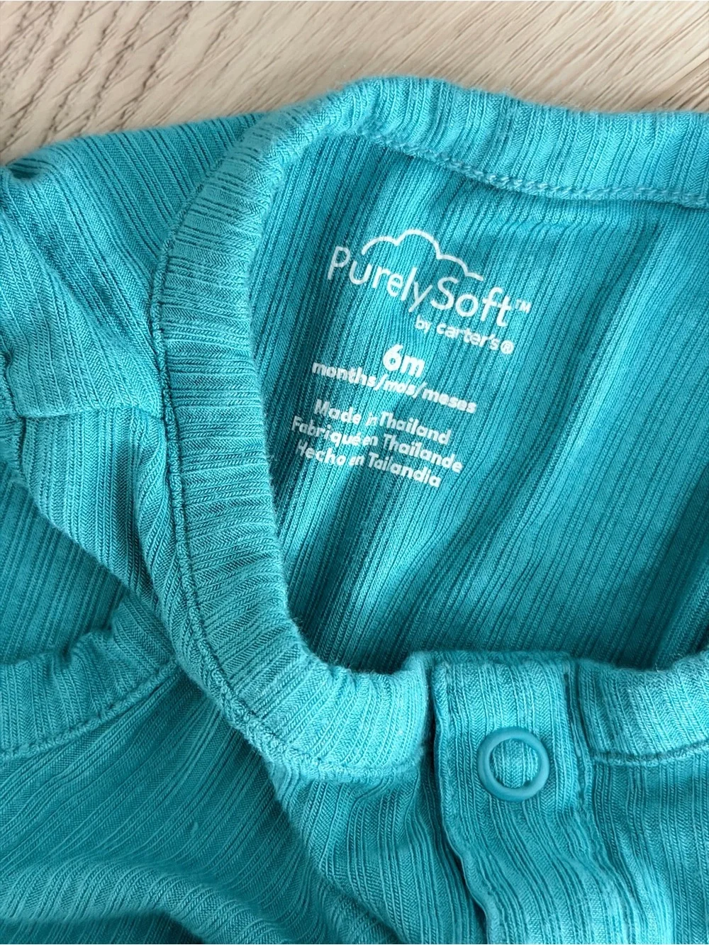 Teal and Whale Print Sleeveless Baby Romper Set - Purely Soft